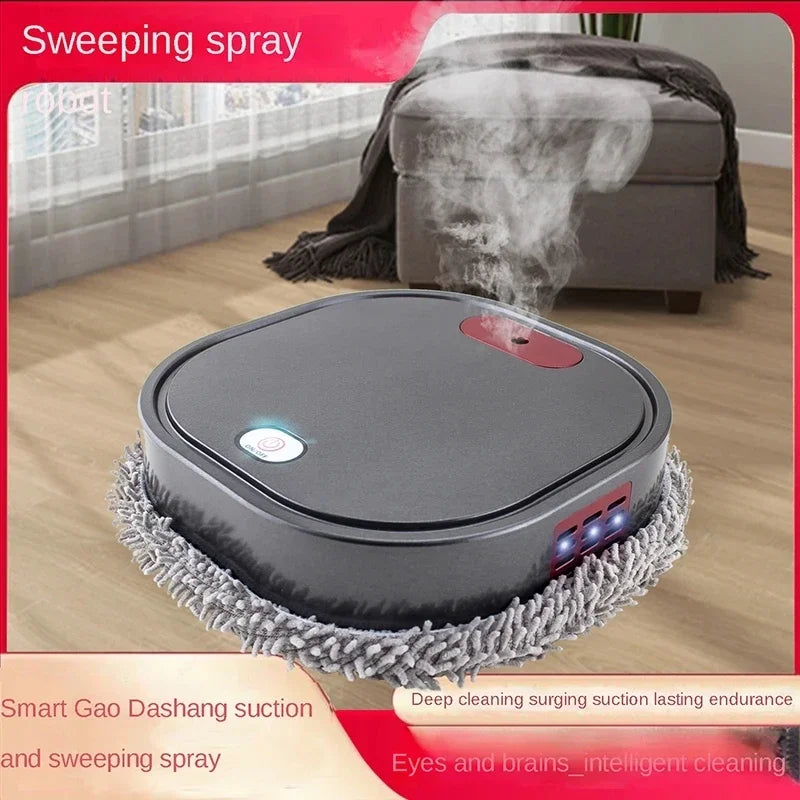 NEW Rechargeable Smart Sweeping and Mop Robot Vacuum Cleaner Dry and Wet mopping robot Home Appliance with Humidifying Spray