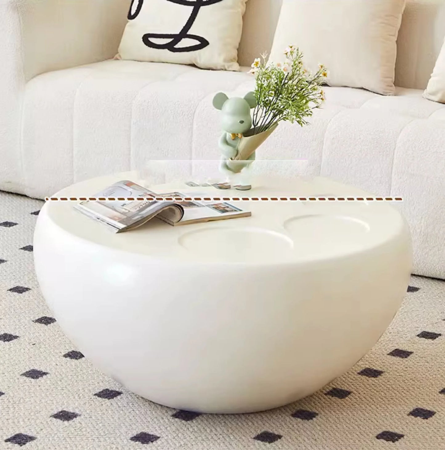Living Room Unique Coffee Tables Cute Elegant White Classic Coffee Tables Round Nordic Muebles Para El Hogar Home Furniture