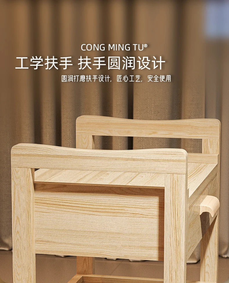 Solid Wood Multifunctional Beauty Salon Trolley Beauty Trolley Three Shelves Tools with Drawers Hair Commercial Furniture