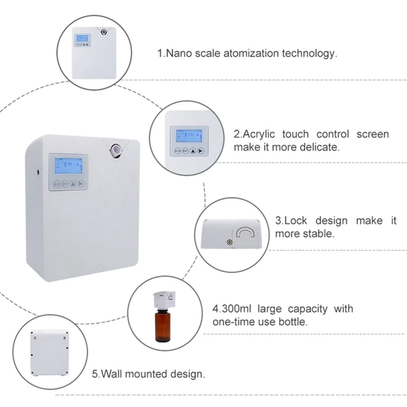 Home Smart Aroma Diffuser App Control Air Fresheners Sprayer Aromatherapy Hotel Scenting Device Room Fragrance Machine