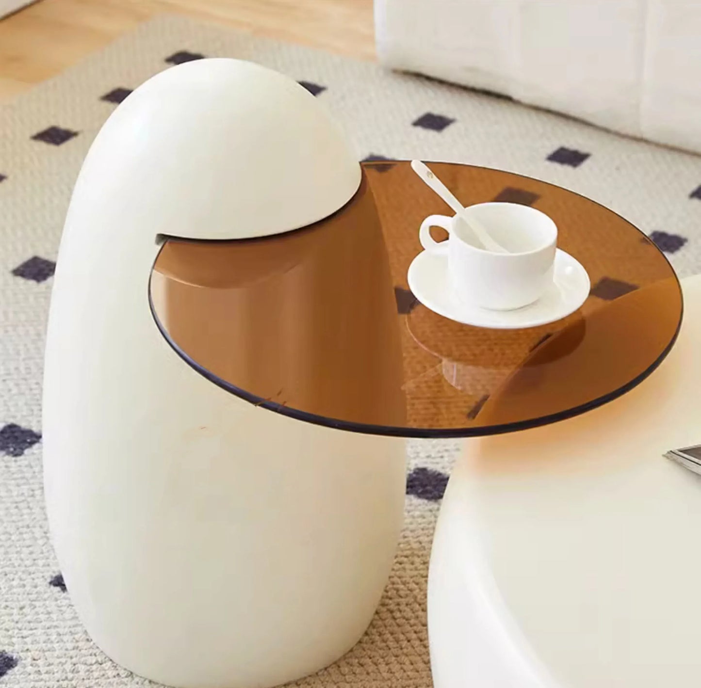 Living Room Unique Coffee Tables Cute Elegant White Classic Coffee Tables Round Nordic Muebles Para El Hogar Home Furniture