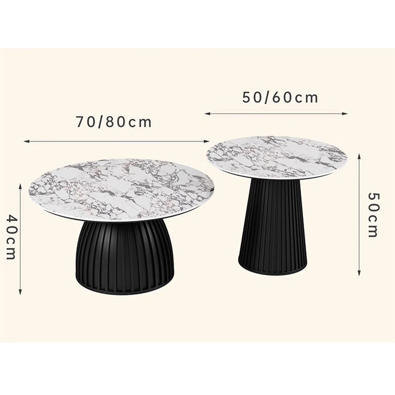 Designer White Coffee Table Round Kitchen Home Unique Coffee Tables Living Room Nordic Tavolino Da Salotto Furniture Decoration