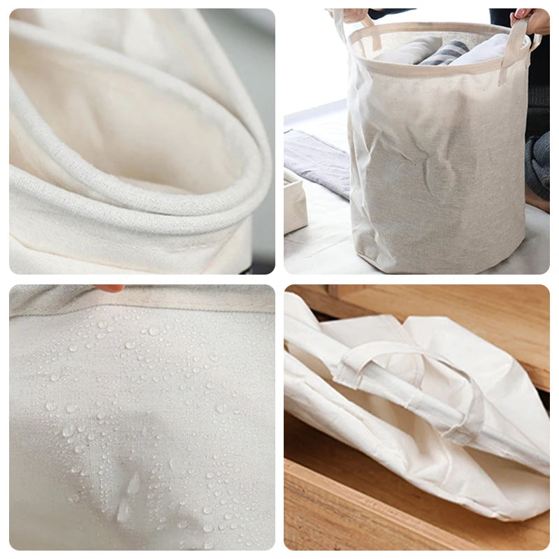 Laundry Baskets Bathroom Dirty Clothes Storage Basket Folding Folding Laundry Clothes Hamper Bag Waterproof Home Storage Basket