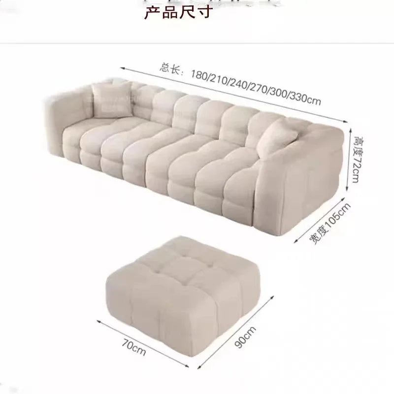 White European Living Room Sofa Filler Large Corduroy Bedroom Living Room Sofas Nordic Modern Salas Comprimidas Home Furniture