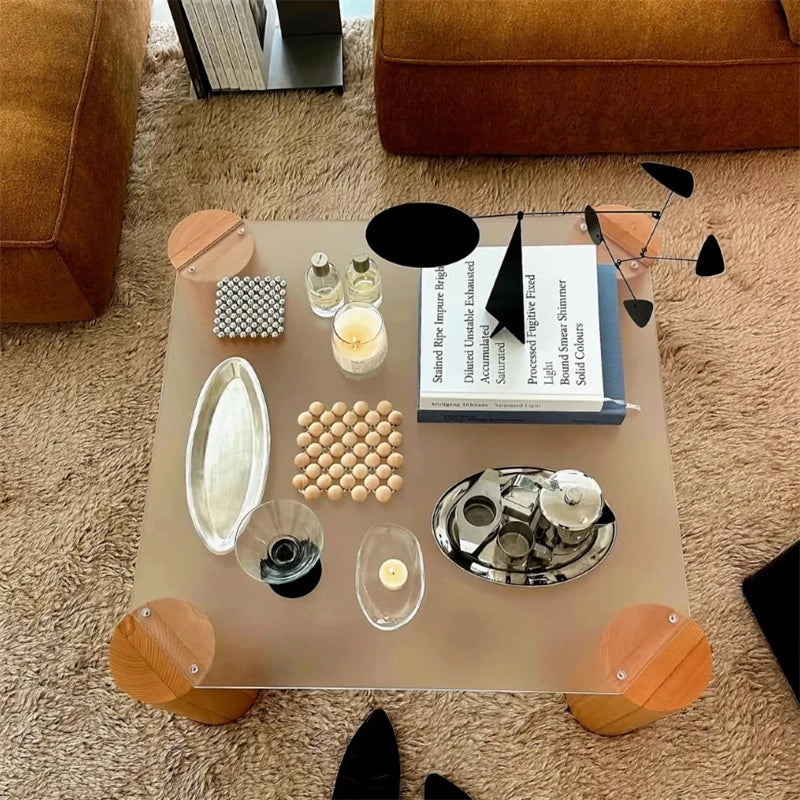 Modern Living Room Center Coffee Tables Luxury Industrial Home Decor Coffee Table Simple Design Mesa De Centro Sala Furniture