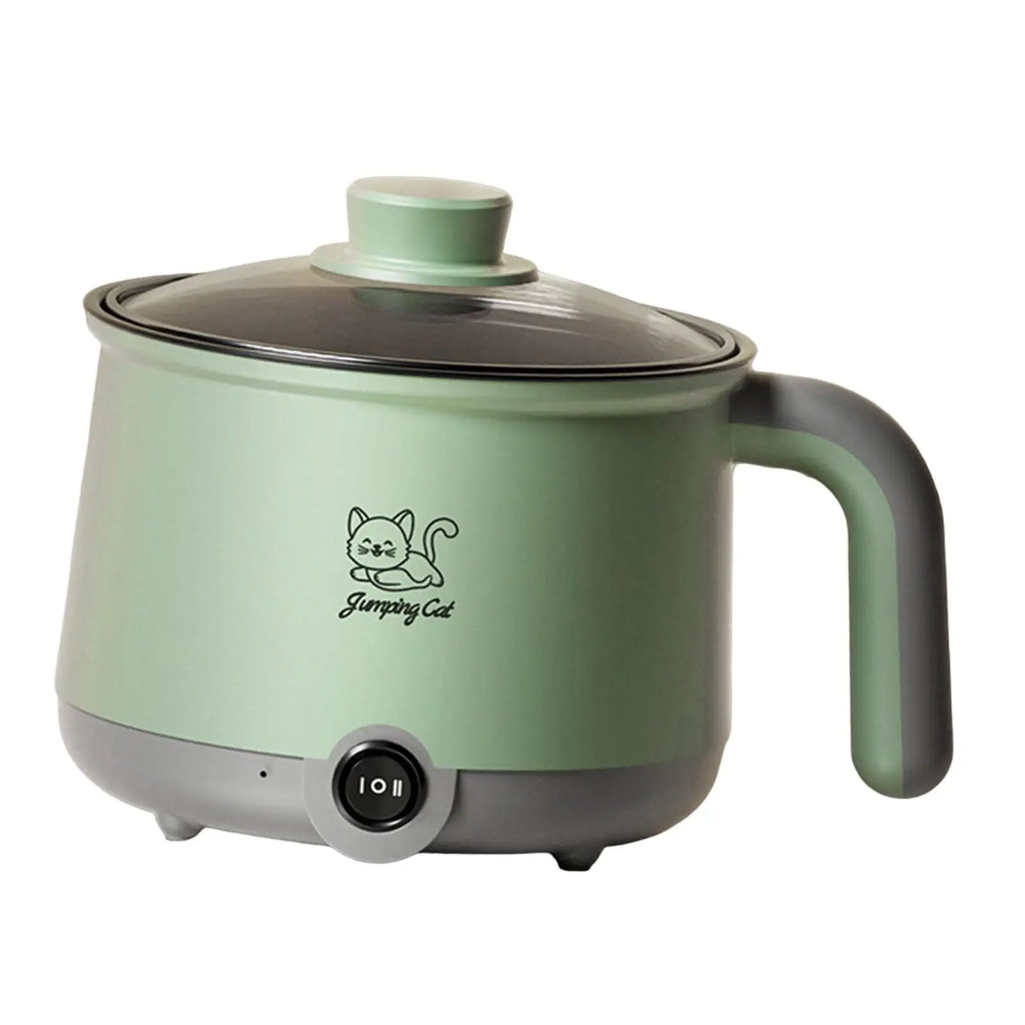 Electric Hot Pot Household Multipurpose Portable 1.8L Ramen Cooker Noodles Cooker for Shabu Shabu Dumpling Noodles Oatmeal Eggs