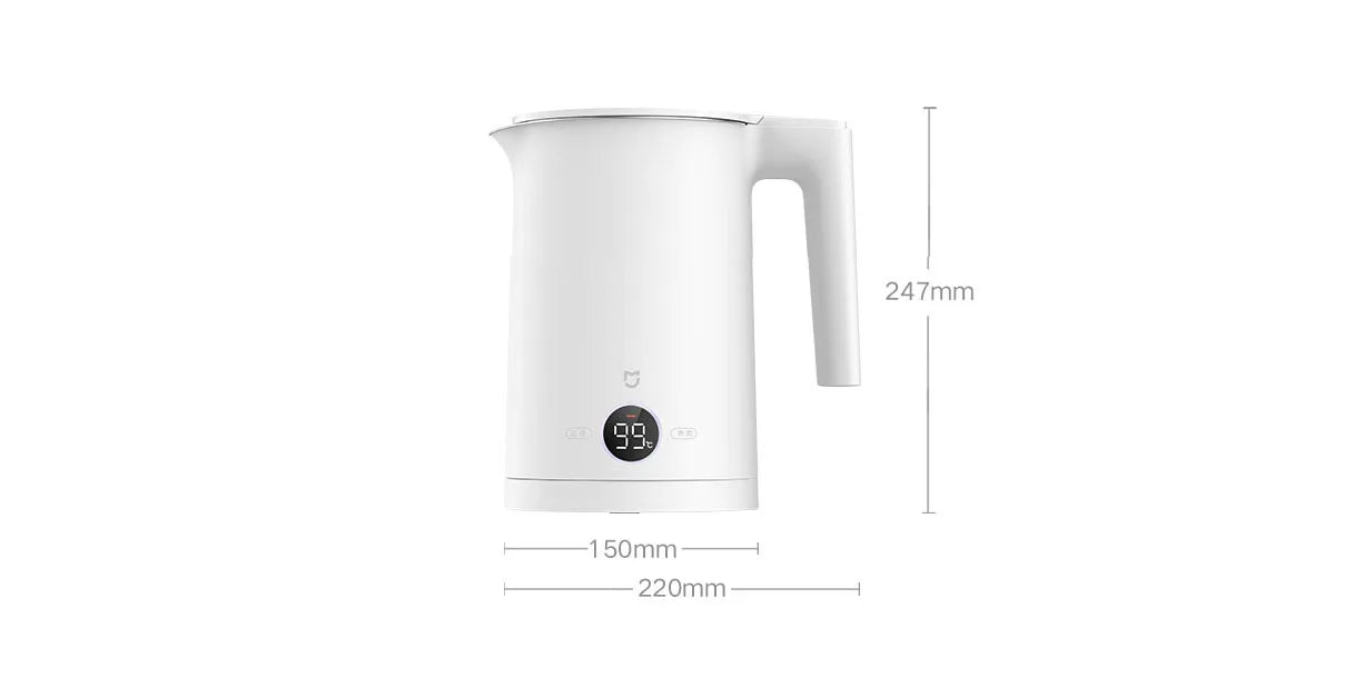 XIAOMI MIJIA Constant Temperature Electric Kettles P1, Quiet Edition LED Display Four Thermos Modes 220V Kettle Tea Coffee 1800W