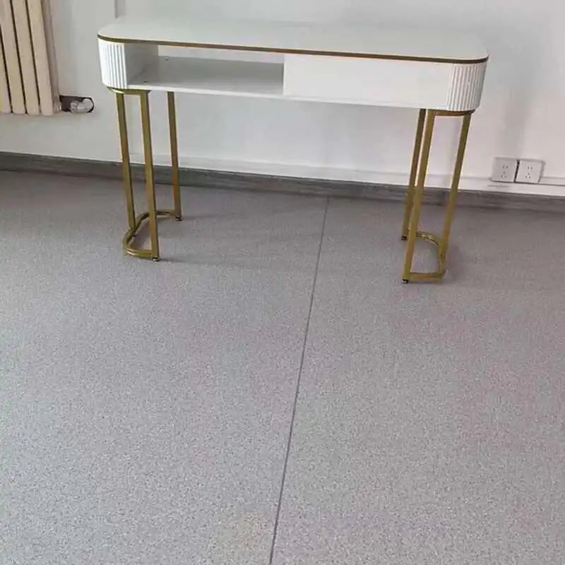 Simple Professional Nail Table Modern Luxury Nail Artist Manicure Table Wooden Storage Mesa De Manicure Salon Furniture KMNT