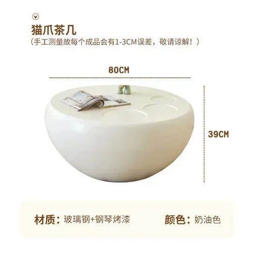 Living Room Unique Coffee Tables Cute Elegant White Classic Coffee Tables Round Nordic Muebles Para El Hogar Home Furniture