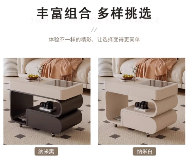 Simple Style Side Table Sofa Aesthetic Modern Style Coffee Tables Storage Drawers Mesa De Centro Sala Living Room Furniture