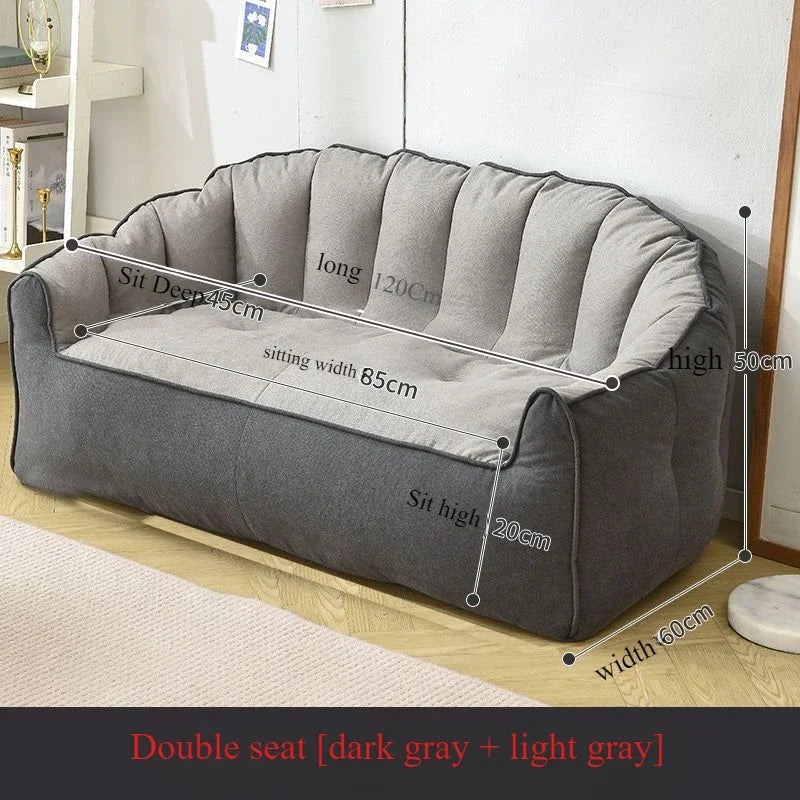 Modern Fashion Lazy Sofa Tatami Living Room Bedroom Balcony Double High end Small Sofa