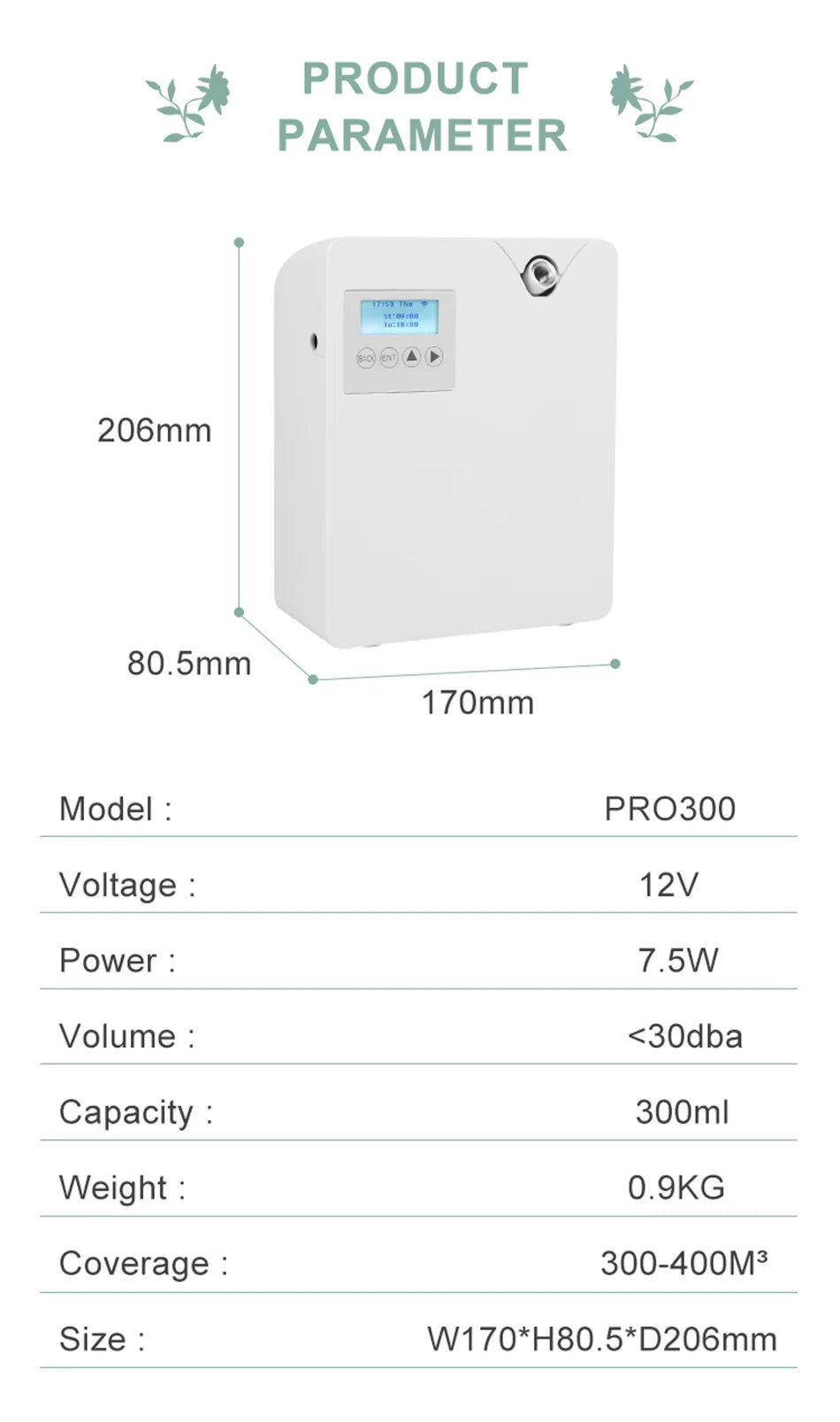 Home Smart Aroma Diffuser App Control Air Fresheners Sprayer Aromatherapy Hotel Scenting Device Room Fragrance Machine