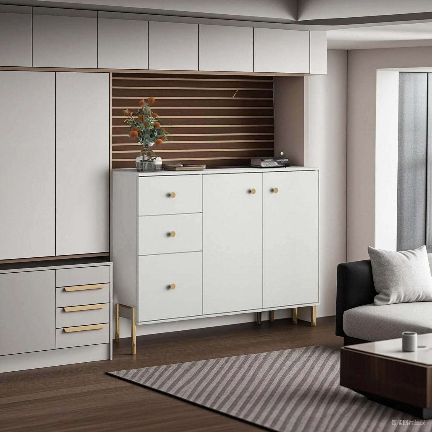 Beauty Trendy Cabinets Living Room Nordic Luxury Unique Simple Display Cabinet Fashion Modern Meuble Rangements Home Furniture