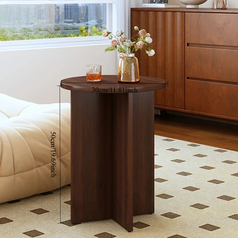 Lounge Retro Bedside Table Small Sofa Side Coffee Round Cafe Sofa Tables Homestay Cabinet Mesa Para Balcon Bedroom Furniture