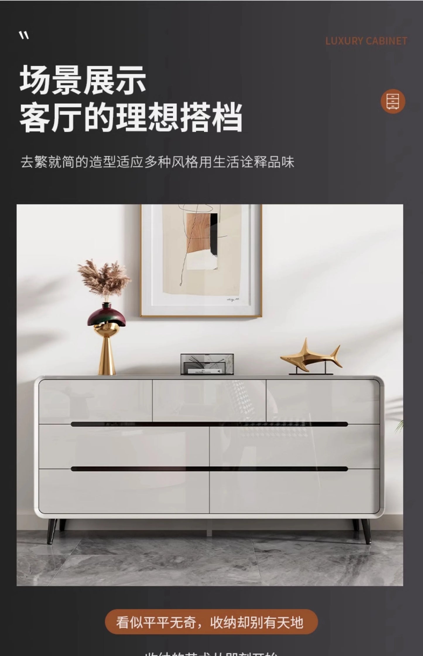 Vintage Trendy Cabinets Living Room Beauty Trendy Unique Elegant Display Cabinet Modern Nordic Vitrinas Expositor Home Furniture