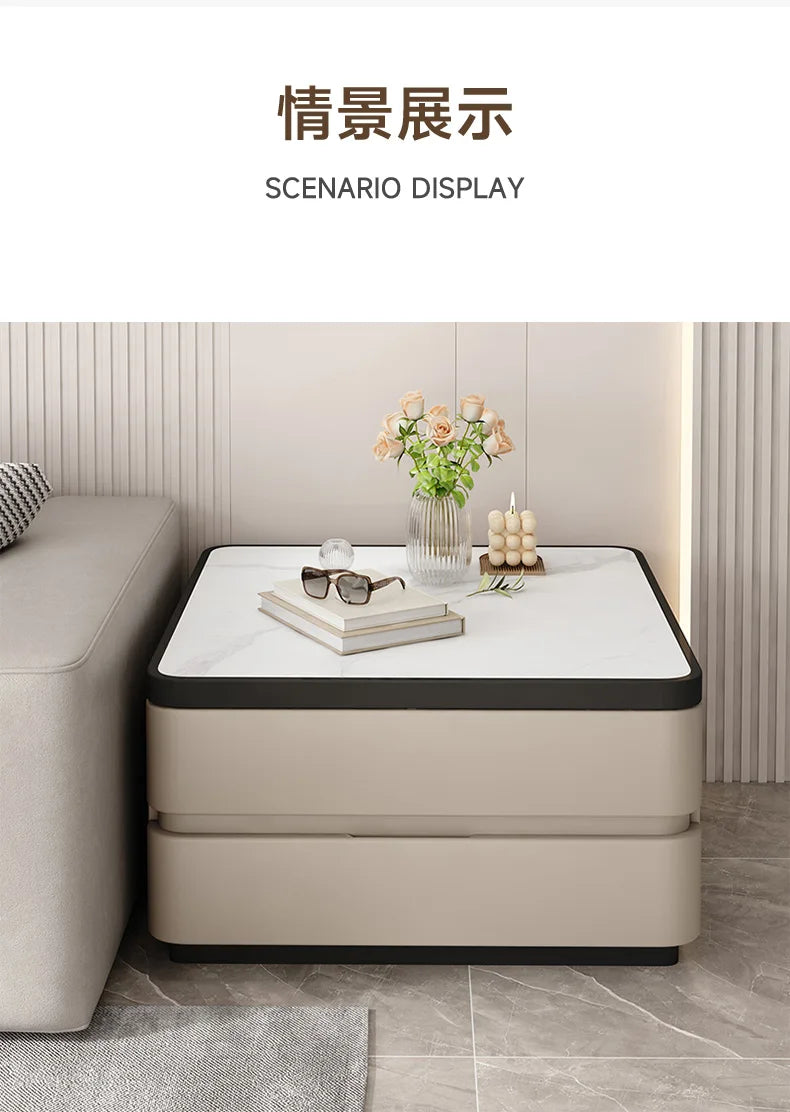 Design Minimalist Side Table Sofa Modern Elegant Unique Luxury Side Cabinets With Storage Mesita Auxiliar Furniture Living Room