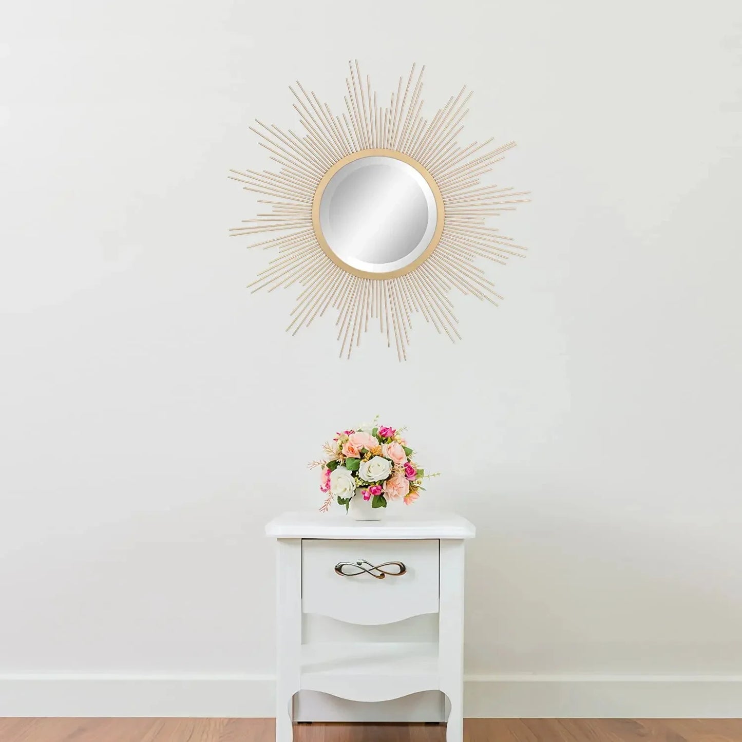 European Decorative Mirror Metal Wall Decorations Gold Sunglasses Creative Living Room Background Wall Decoration Home Decor