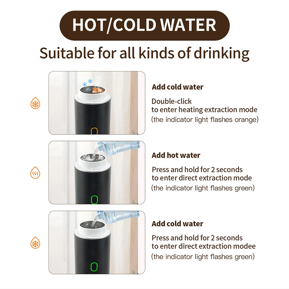 Portable Wireless Electric Espresso Coffee Machine For Travel &Car &Home Camping Coffee Maker 3-in-1 Capsule Powder Coffee Maker
