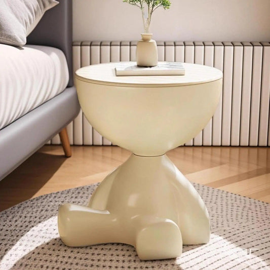 Creative Side End Table Flat Head Side Rack Bedroom Bedside Table  Household Sofa Balcony Movable Mini Table Small Apartment Tea
