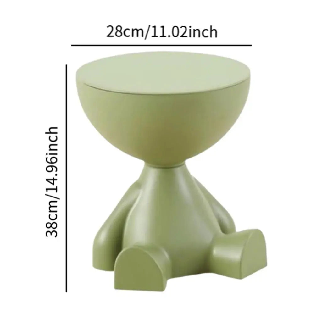 Creative Side End Table Flat Head Side Rack Bedroom Bedside Table  Household Sofa Balcony Movable Mini Table Small Apartment Tea
