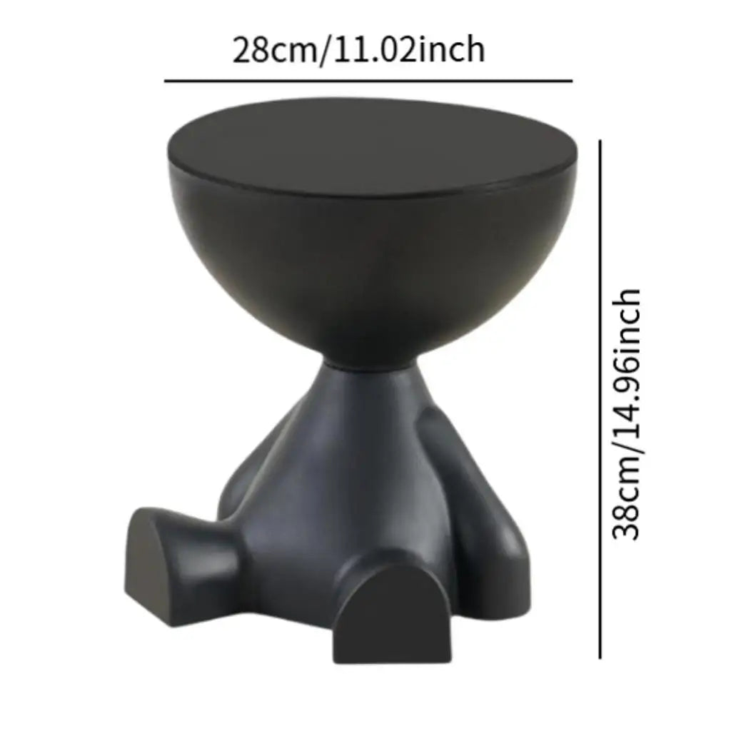 Creative Side End Table Flat Head Side Rack Bedroom Bedside Table  Household Sofa Balcony Movable Mini Table Small Apartment Tea