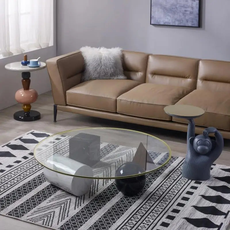 Nordic Furniture,Geometry Tea Tables, Living Room Sofa Side Table, Sugar Gourd Coffee Table, Bedside Table,Round Desk,Customized