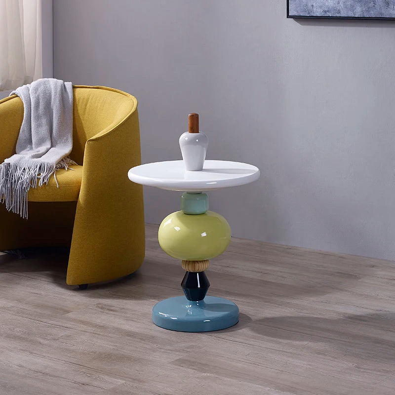 Nordic Furniture,Geometry Tea Tables, Living Room Sofa Side Table, Sugar Gourd Coffee Table, Bedside Table,Round Desk,Customized