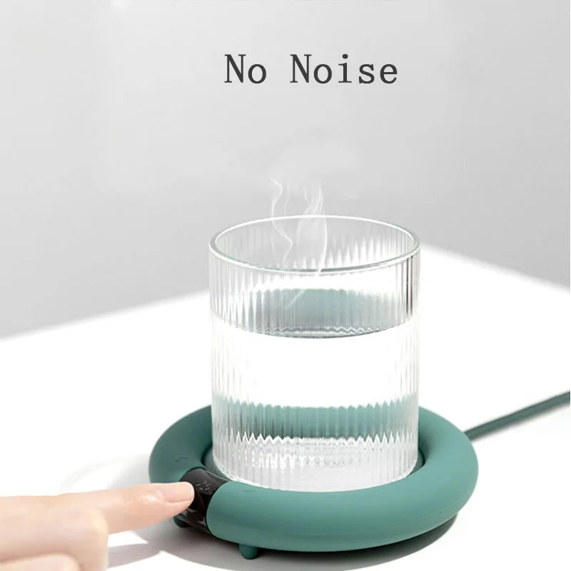 Smart Coffee Mug Warmer for Tea Milk Home Office Desk Use Electric Heating Plate Coaster Cup Warmer with 3 Temperature Settings