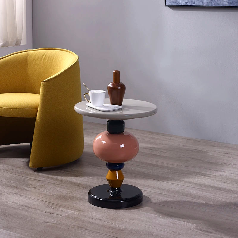 Nordic Furniture,Geometry Tea Tables, Living Room Sofa Side Table, Sugar Gourd Coffee Table, Bedside Table,Round Desk,Customized