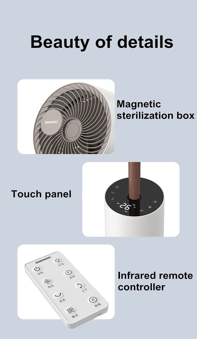 220V Home Electric Fan Household Electric Air Circulation Fan home appliance Silent Floor Standing Fan Electric Fan