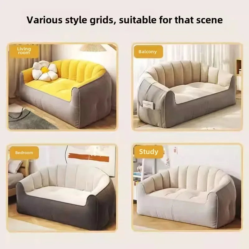 Modern Fashion Lazy Sofa Tatami Living Room Bedroom Balcony Double High end Small Sofa