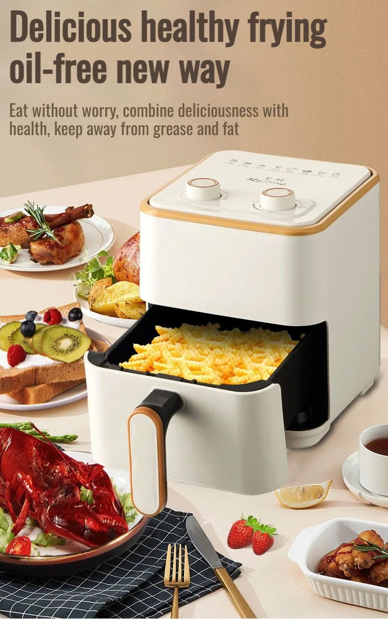 Home Smart Air Fryer Large Capacity Multifunctional Electric Fryer French Fry Machine Cooking Electric Oven Oven