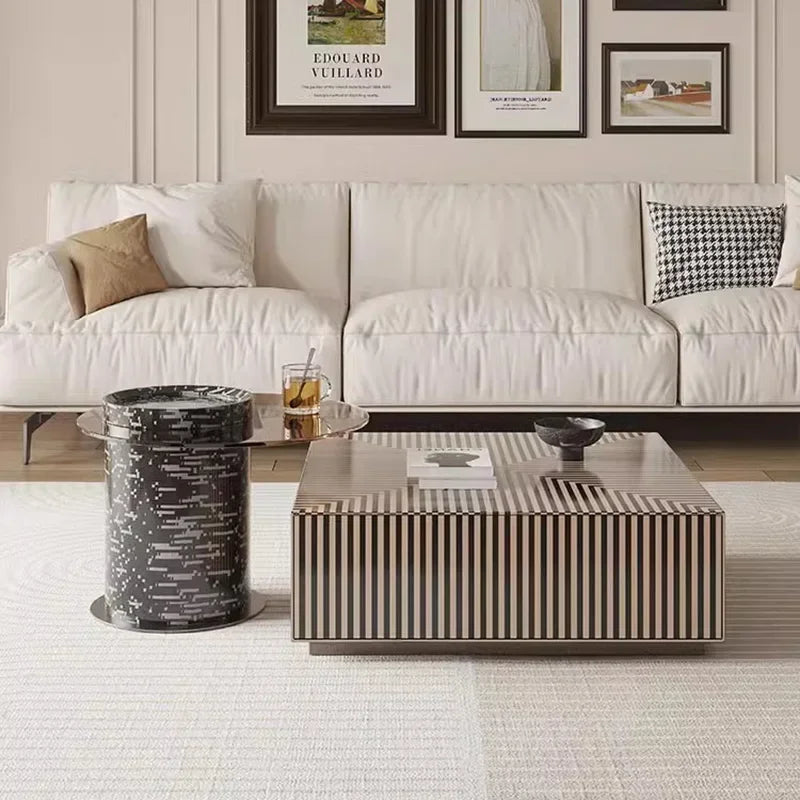 Designer Luxury Coffee Tables Living Room Magazine Organizer Nordic Gold Coffee Table Hallway Muebles De La Sala Home Furniture