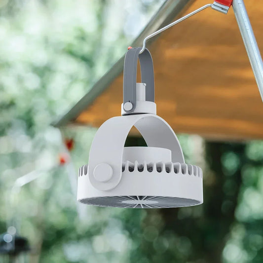 New Home Appliances Portable Tripod Dual Use Fan Ceiling Fan with Rubber Handle and Tripod Bracket Hot Sale Tent Camping Fan