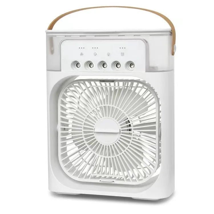 New Portable 3 In 1 Fan AIr Conditioner Household Small Air Cooler LED Night Lights Humidifier Air Adjustment Home Fans