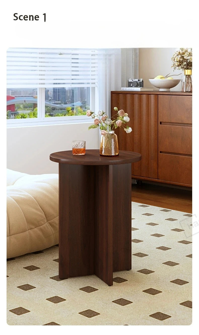 Lounge Retro Bedside Table Small Sofa Side Coffee Round Cafe Sofa Tables Homestay Cabinet Mesa Para Balcon Bedroom Furniture