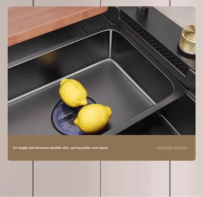 Thickened 304 Sink Stainless Steel Sink Single Vegetable Basin Dishwasher Table Stainless Steel Kitchen Accessories Basin Large