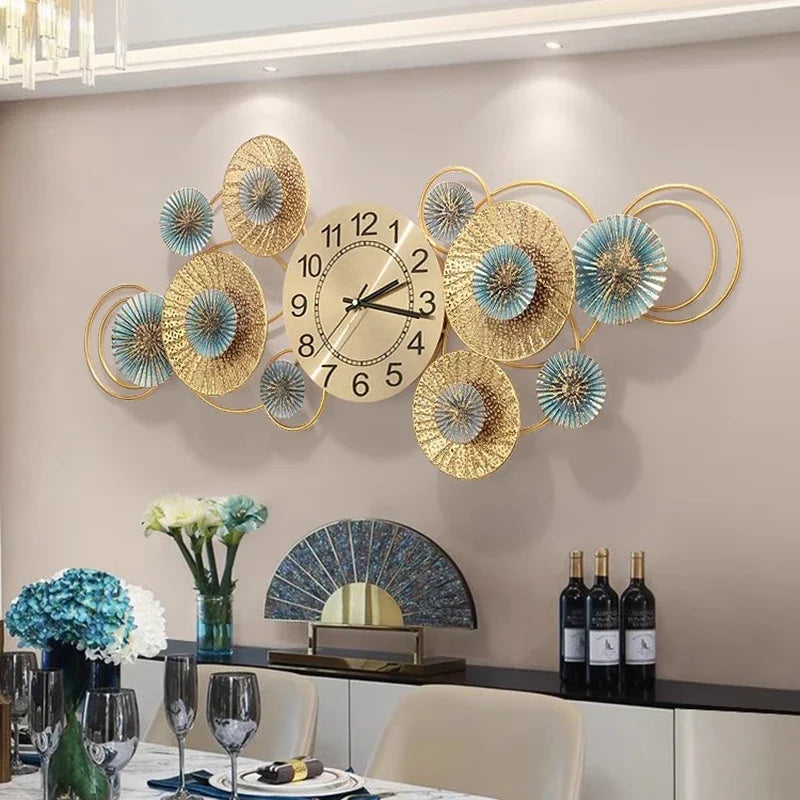 Digital Restaurant Clock Wall Bathroom Aesthetic Metal Wall Art Xenomorph Bedrooms Wall Watch Large Relogio De Parede Home Decor