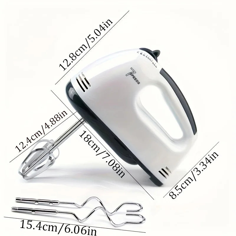 Electric Hand Mixer Kitchen Beater Spiral Whisk Stand Cake Baking Food Blender Egg Beater Cream Dough Hand Electric Mixer