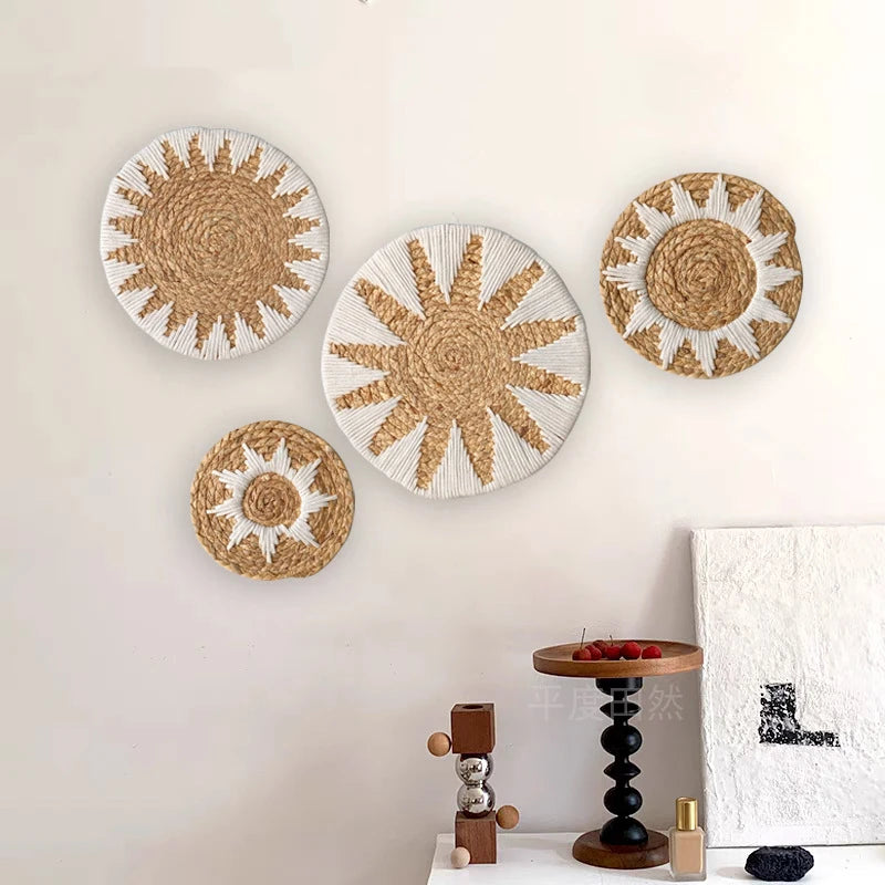 Straw Wall Decorations Wall Decorations Thatch Woven Wall Decorations Moroccan Style Decorations Bedside Hangings