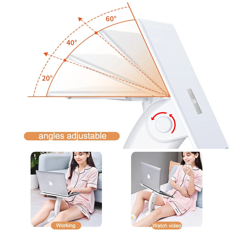 Creative Folding Laptop Stand Multifunctional Stand for Books Elevating Stand Reading Desk Lightweight Convenient Home Office