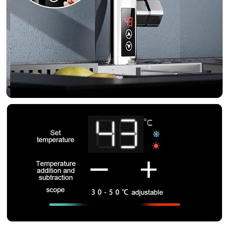 Instantaneous Electric Heating Faucet Household Kitchen Fast Heating Frequency Constant Temperature Stainless Steel Faucet