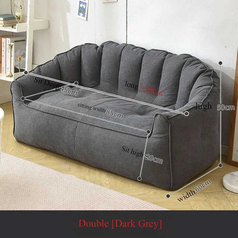 Modern Fashion Lazy Sofa Tatami Living Room Bedroom Balcony Double High end Small Sofa
