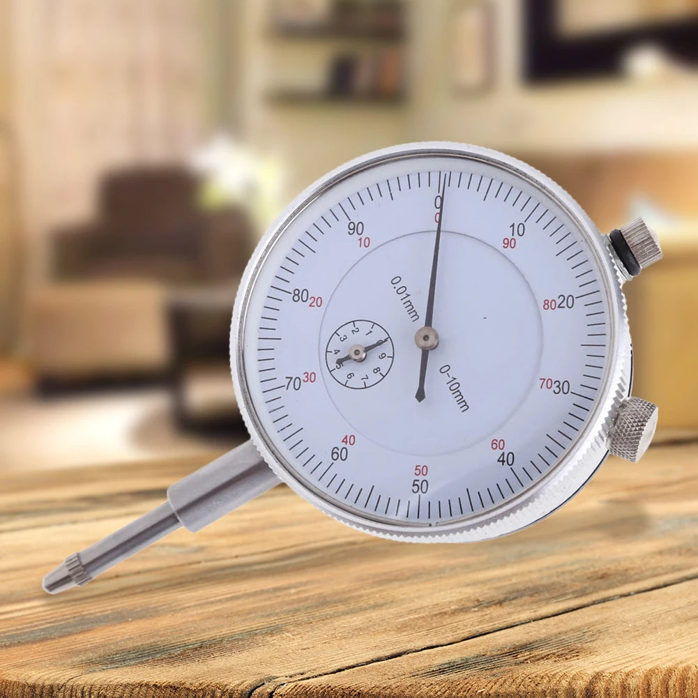 0-10mm Dial Indicator 0.01 Resolution Dial Indicator Gauge Tool Precision Meter Dial Test Indicator Instrument Tools