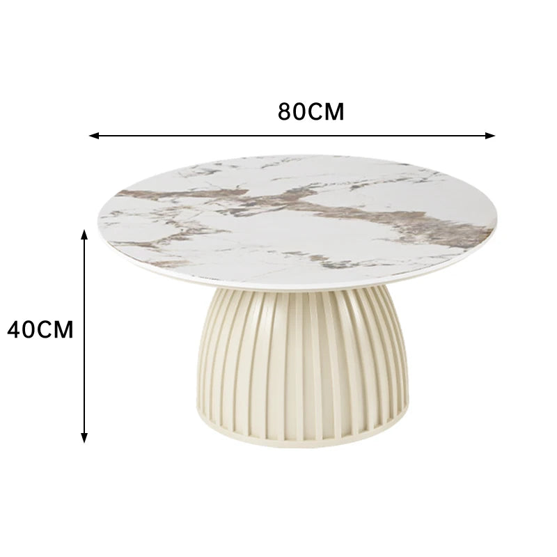 Designer White Coffee Table Round Kitchen Home Unique Coffee Tables Living Room Nordic Tavolino Da Salotto Furniture Decoration