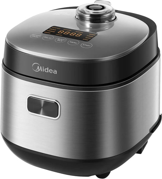Midea rice cooker with 9 functions, 2 L, 4 cups, for 1 to 3 people, advanced heating technology, fast rice 30 min,