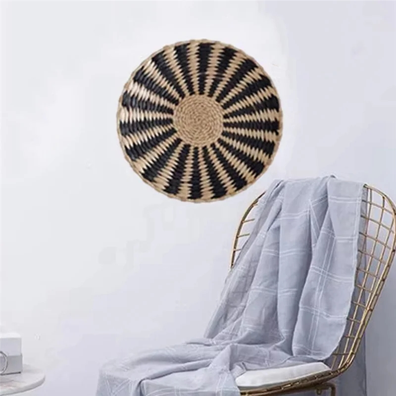 SOFT-Bohemian Wall Decorations, Wall Decorations, Handmade Straw Hangings, Living Room Homestay Decoration