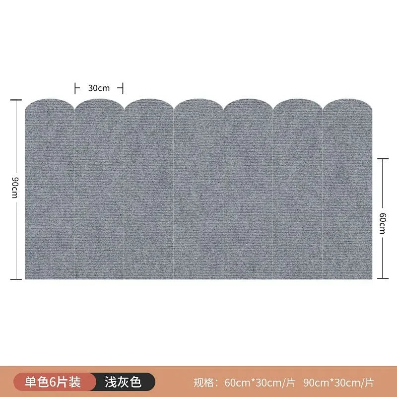 New Quality Thickened Felt Wallpaper Anti Collision Soft Package Wall Surround Stickers Tatami Bedroom Decorative Puzzle 60x30CM