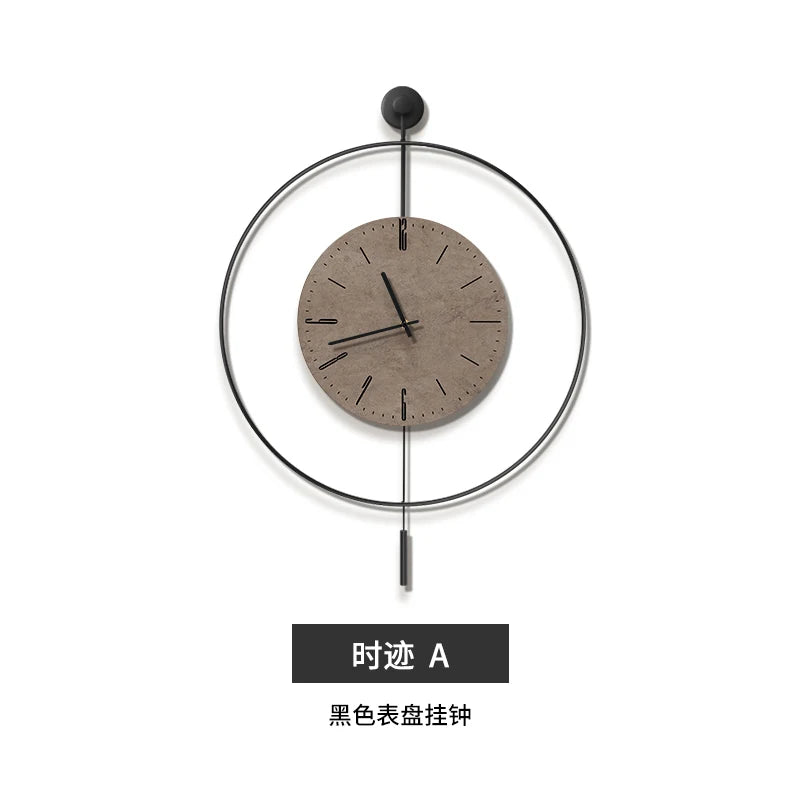 Classic Luxury Clocks Wall Art Quiet Minimalist Interior Wall Clock Modern Design Reloj Pared Decorativo Room Decorarion