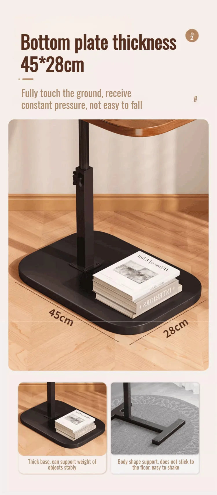 Dormitory Bedside Table Household foldable Mobile Lift Computer Desk Portable livingroom side table Bedroom Lazy Laptop Desk